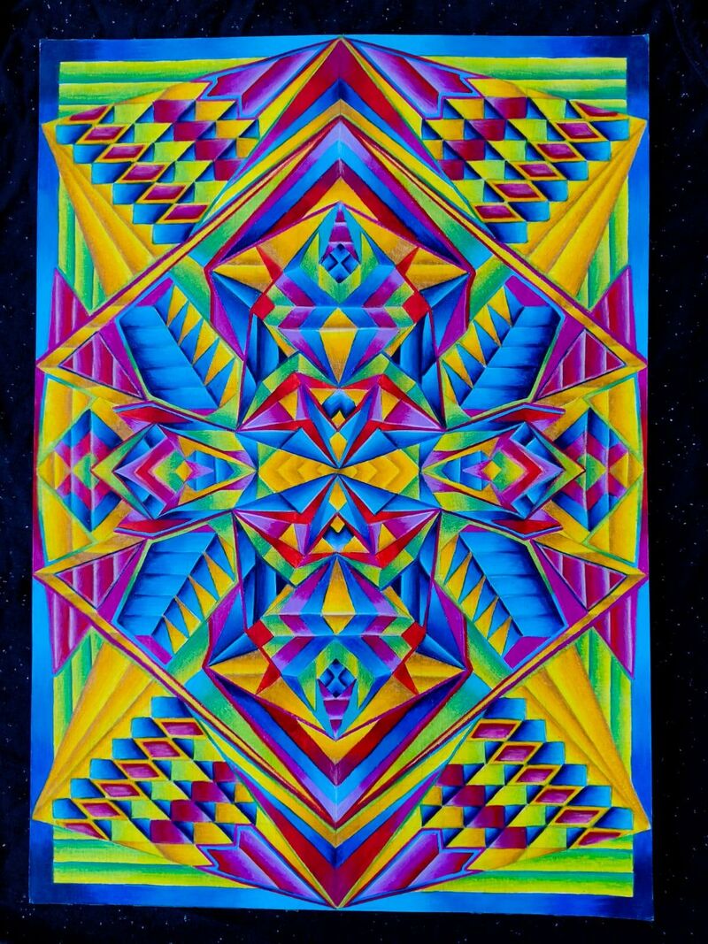 Ancient Wisdom  - a Paintings by Serena Pandita  Parisi